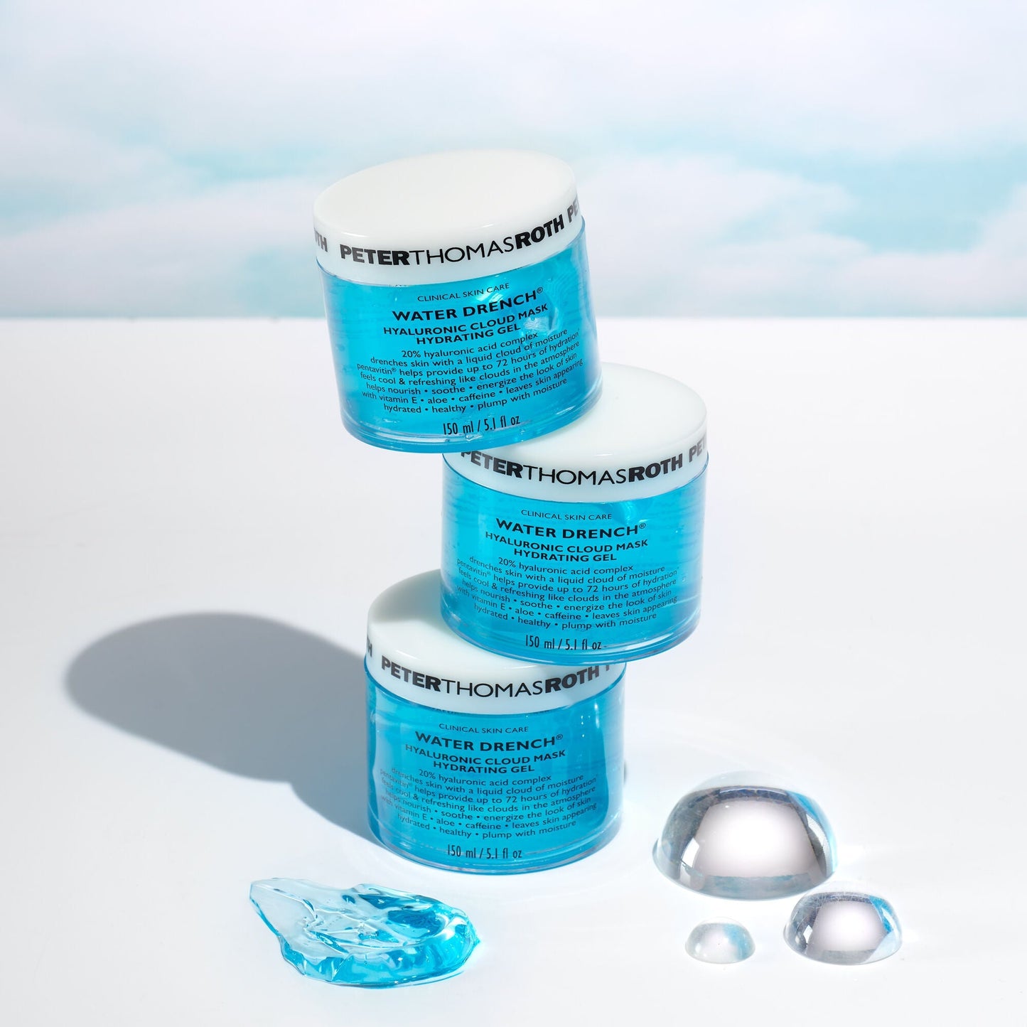 Water Drench Hyaluronic Cloud Mask Hydrating Gel|150 ml / 5 fl oz